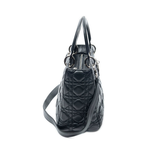 Lady Dior Bag Cannage Quilt Lambskin Medium