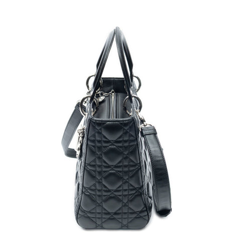 Lady Dior Bag Cannage Quilt Lambskin Medium