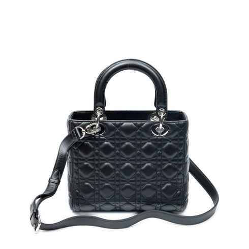 Lady Dior Bag Cannage Quilt Lambskin Medium