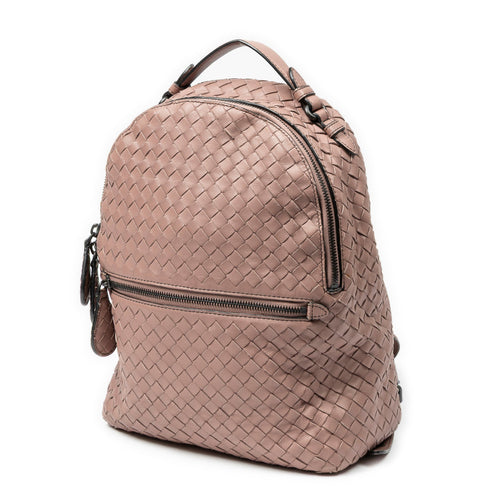 Front Pocket Backpack Intrecciato Nappa Large
