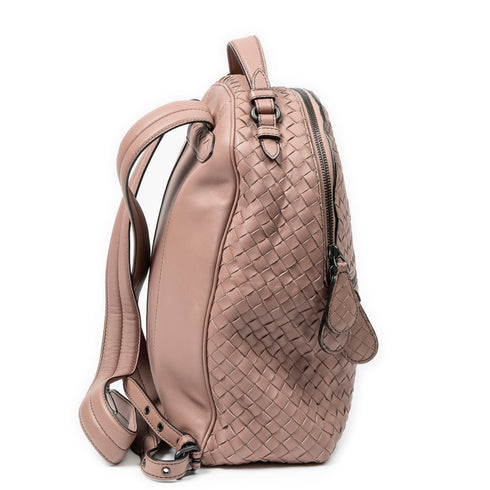 Front Pocket Backpack Intrecciato Nappa Large