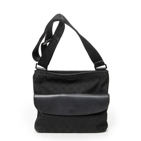 Front Pocket Messenger Bag GG Canvas Medium