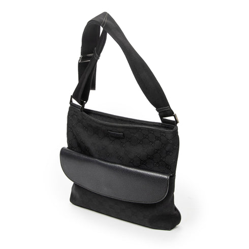 Front Pocket Messenger Bag GG Canvas Medium