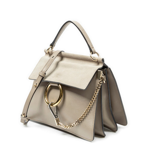 Faye Top Handle Bag Leather Small