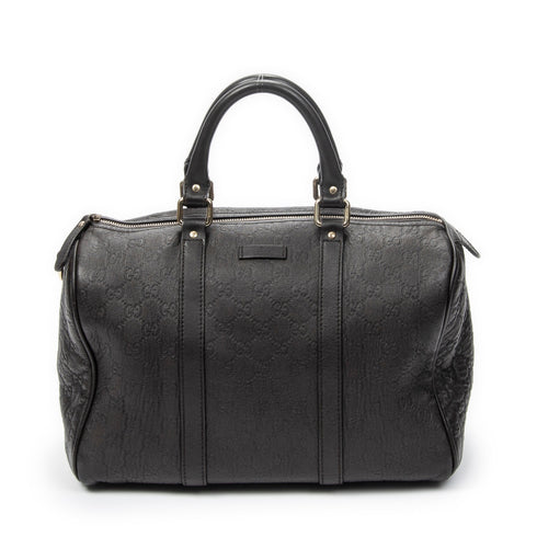 Joy Boston Bag Guccissima Leather Medium