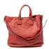 Side Zip Convertible Tote Vitello Daino Large