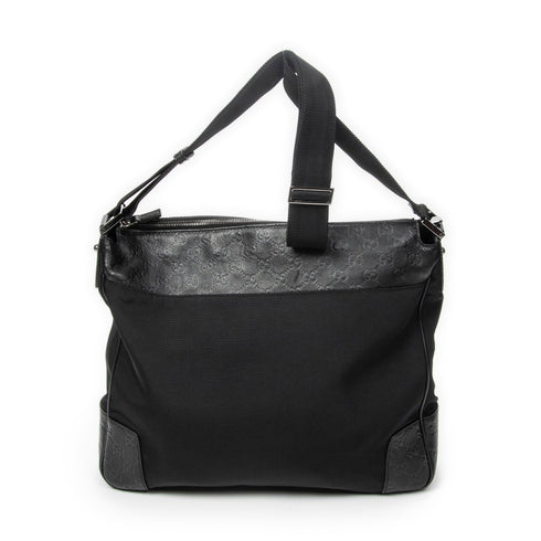 Zip Messenger Bag Guccissima Leather Medium