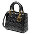 Lady Dior Bag Cannage Quilt Lambskin Medium