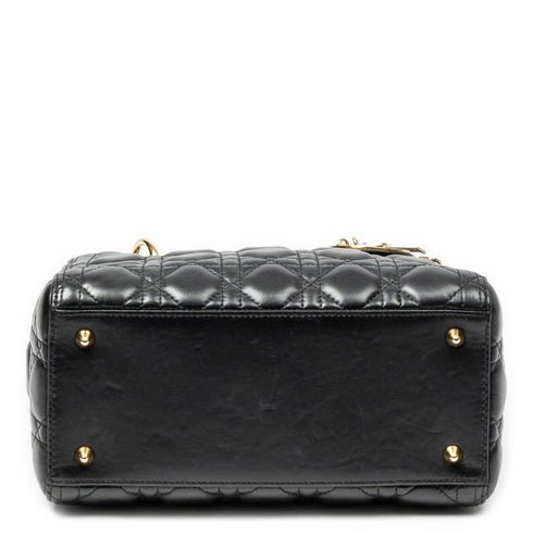 Lady Dior Bag Cannage Quilt Lambskin Medium