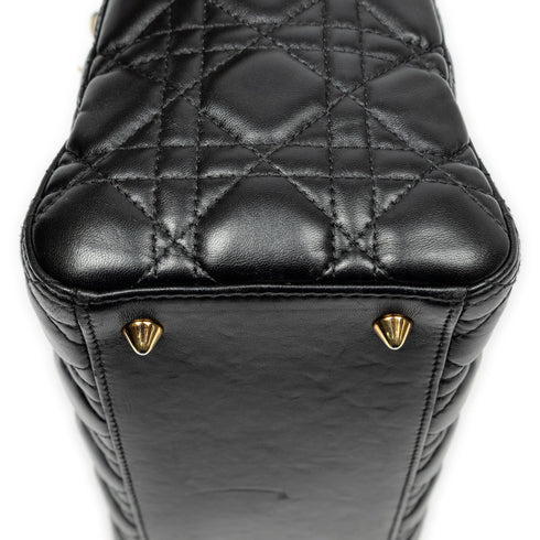Lady Dior Bag Cannage Quilt Lambskin Medium