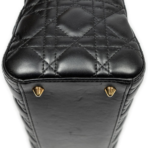 Lady Dior Bag Cannage Quilt Lambskin Medium