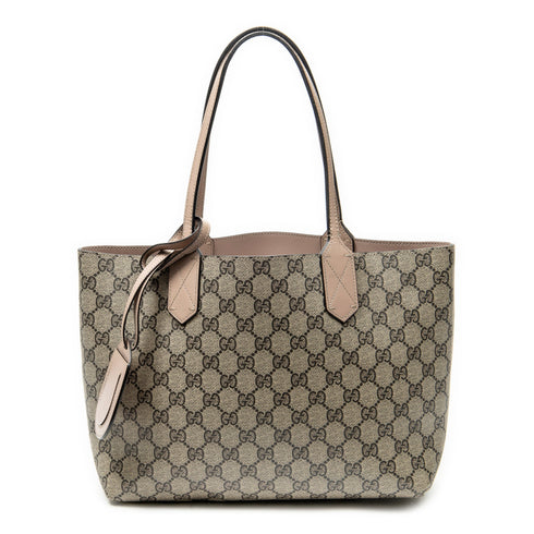 Reversible Tote GG Print Leather Small