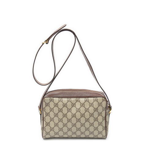 Ophidia Shoulder Bag GG Coated Canvas Small