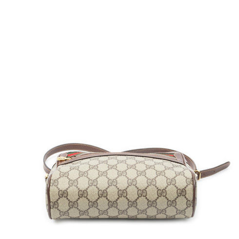 Ophidia Shoulder Bag GG Coated Canvas Small