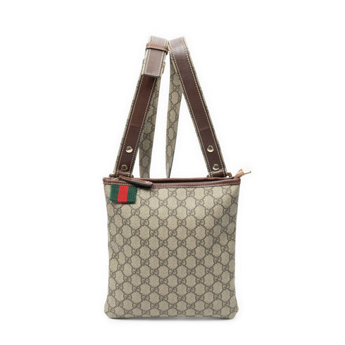 Web Loop Flat Messenger GG Coated Canvas Large