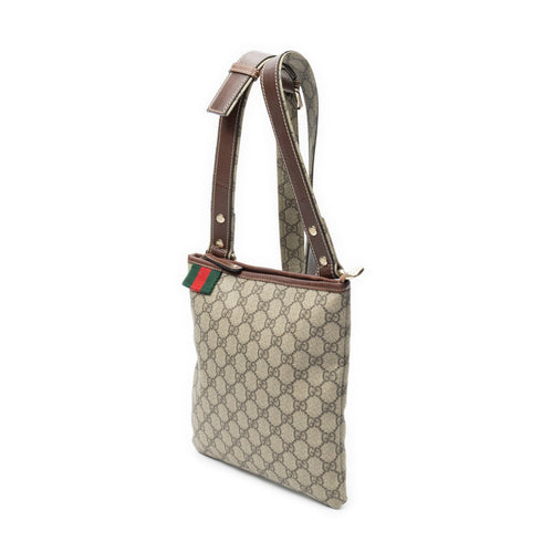 Web Loop Flat Messenger GG Coated Canvas Large