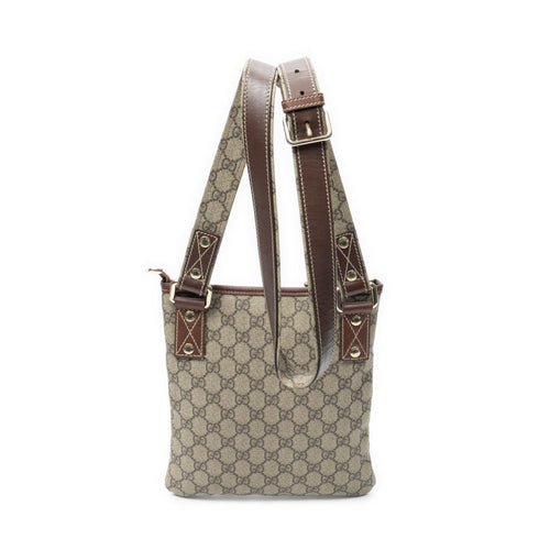 Web Loop Flat Messenger GG Coated Canvas Large