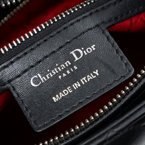 Lady Dior Bag Cannage Quilt Lambskin Medium