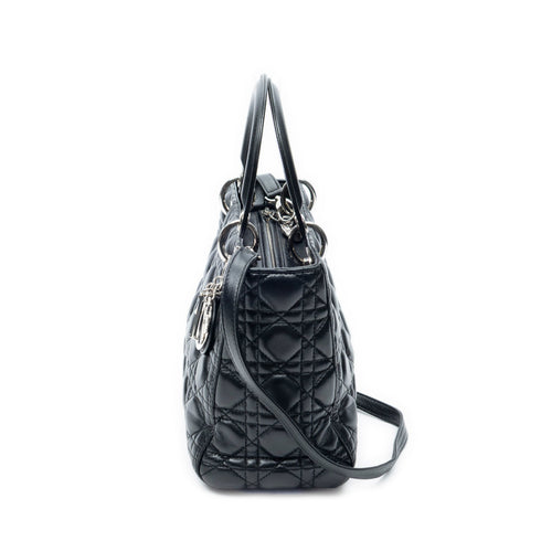 Lady Dior Bag Cannage Quilt Lambskin Medium