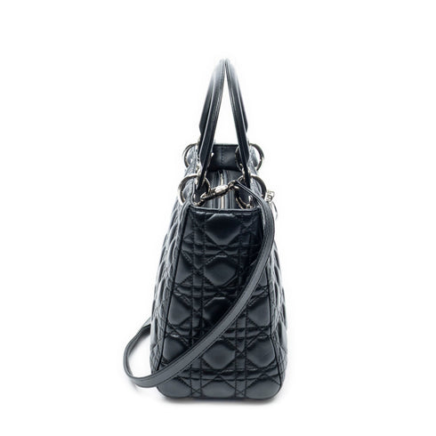 Lady Dior Bag Cannage Quilt Lambskin Medium