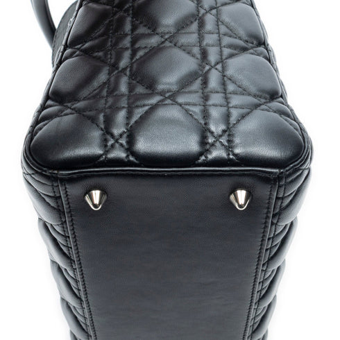 Lady Dior Bag Cannage Quilt Lambskin Medium
