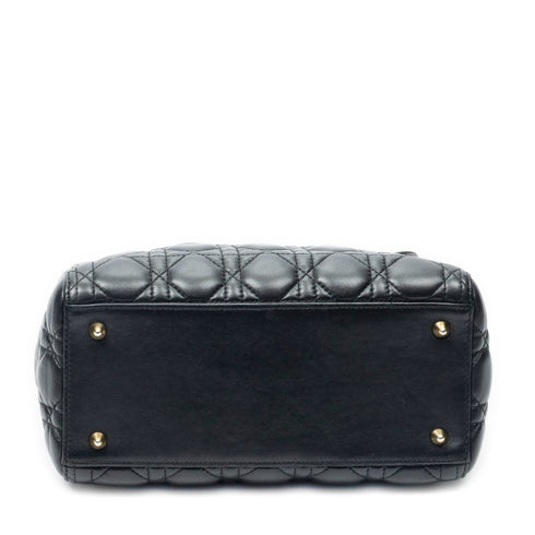 Lady Dior Bag Cannage Quilt Lambskin Medium