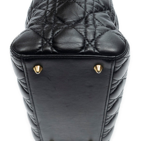 Lady Dior Bag Cannage Quilt Lambskin Medium