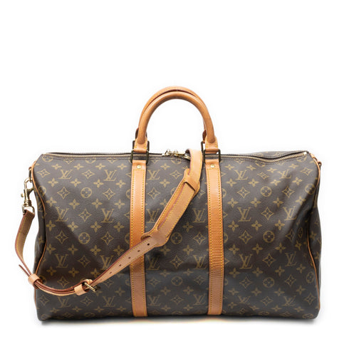 Keepall Bandouliere Bag Monogram Canvas 50