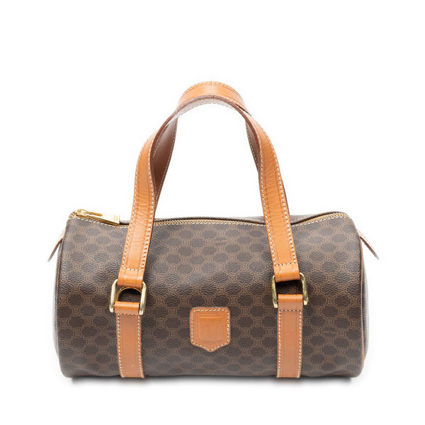 Boston Bag Triomphe Coated Canvas Small