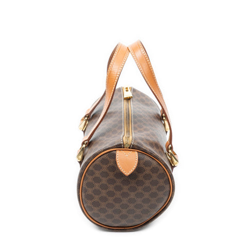 Boston Bag Triomphe Coated Canvas Small