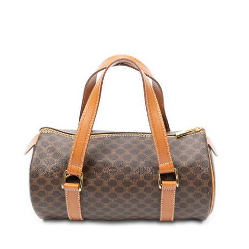 Boston Bag Triomphe Coated Canvas Small