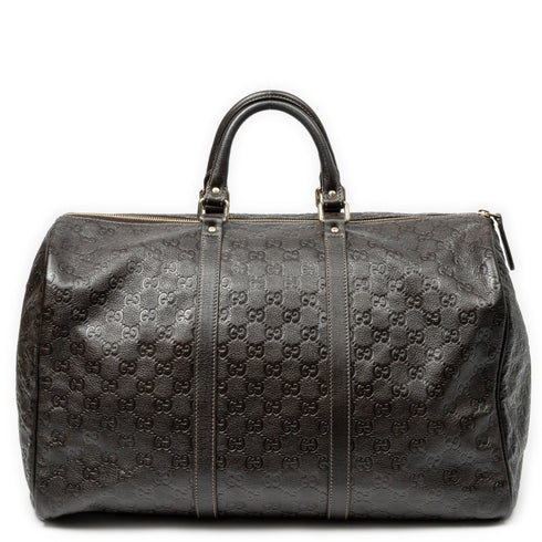 Carry On Convertible Duffle Bag Guccissima Leather Large