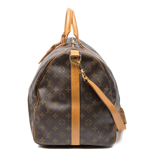 Keepall Bandouliere Bag Monogram Canvas 55