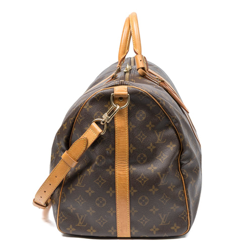 Keepall Bandouliere Bag Monogram Canvas 55