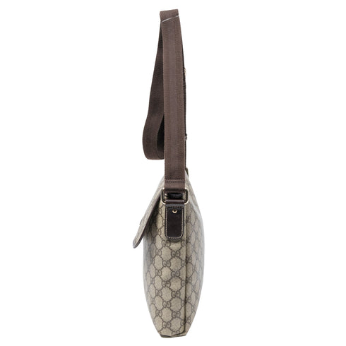 Flap Messenger GG Coated Canvas Small