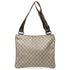 Zip Top Messenger Bag GG Coated Canvas Large