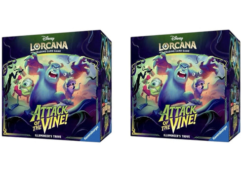 2026 Disney Lorcana Attack of the Vine! Illumineers Trove 2x Lot