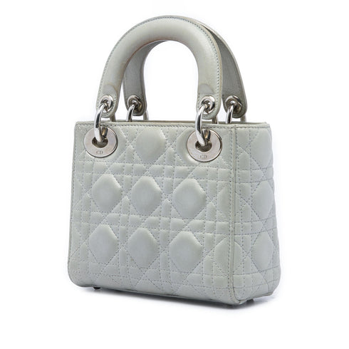 Lady Dior Chain Bag Cannage Quilt Lambskin Mini