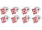 Supreme x Bicycle Mini Playing Card Deck 8x Lot FW21 Season Gift