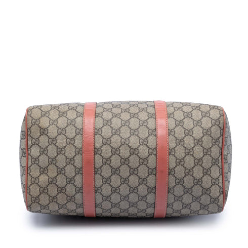 Joy Boston Bag GG Coated Canvas Medium