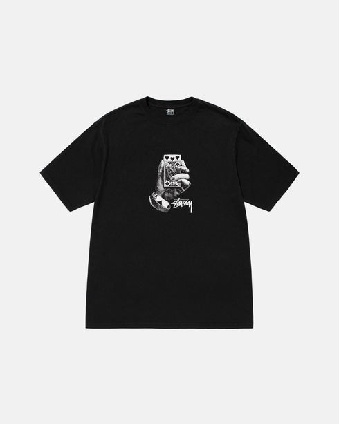 ALL BETS OFF BLACK TEE PIGMENT DYED – Black