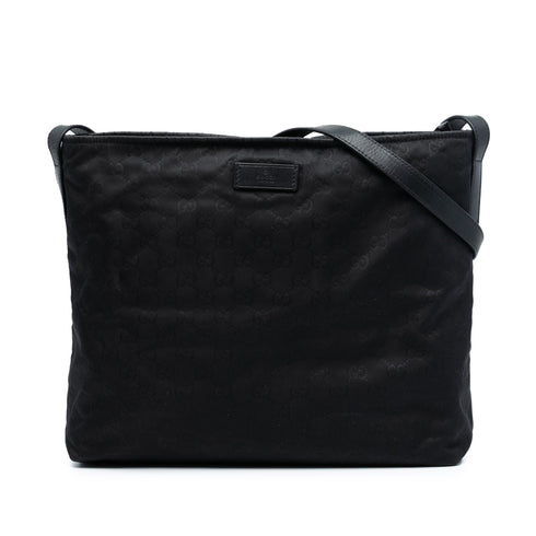Zip Messenger Bag Guccissima Leather Large