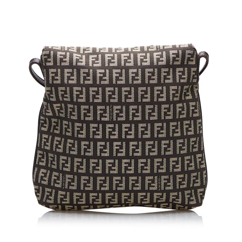 Vintage Flap Crossbody Bag Zucchino Canvas Medium