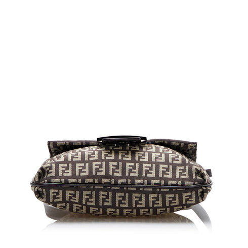 Vintage Flap Crossbody Bag Zucchino Canvas Medium