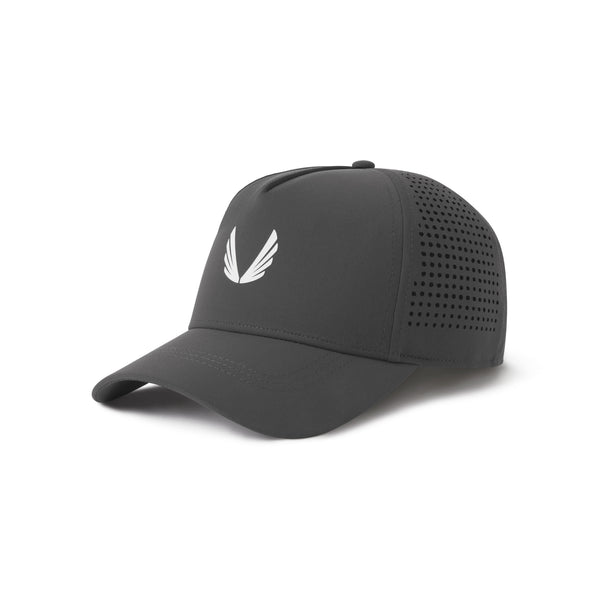 0817. Tetra-Lite® A-Frame Hat - Space Grey/White "Wings"