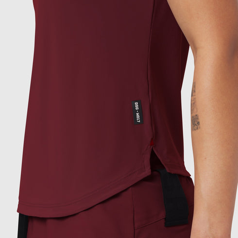W017. Laser-Vent™ Established Tee - Crimson