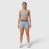 W027. LYCRA® Ribbed Short - Light Sky