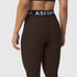W071. LYCRA® Ribbed Legging - Dark Earth