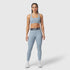 W071. LYCRA® Ribbed Legging - Light Sky