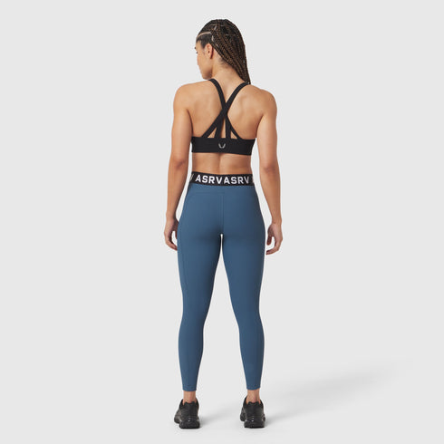 W071. LYCRA® Ribbed Legging - Storm